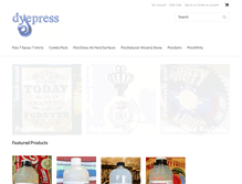 Tablet Screenshot of dyepress.com